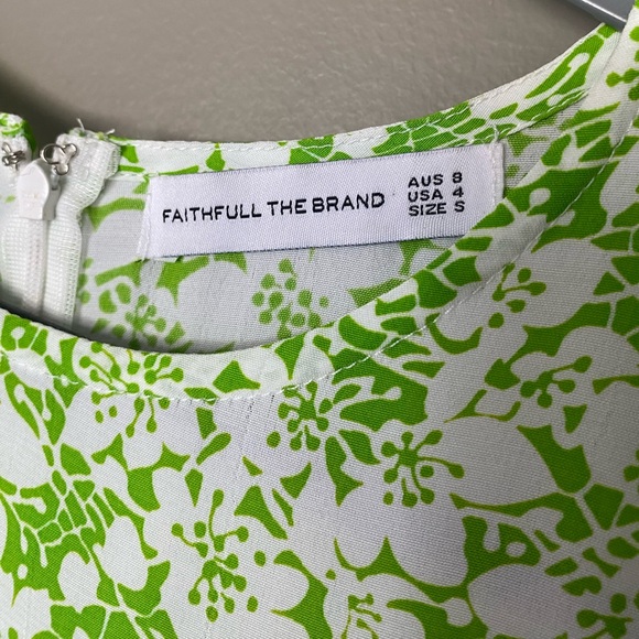 FAITHFULL THE BRAND Serafina Dress Freja Floral Size 4 - Picture 10 of 12